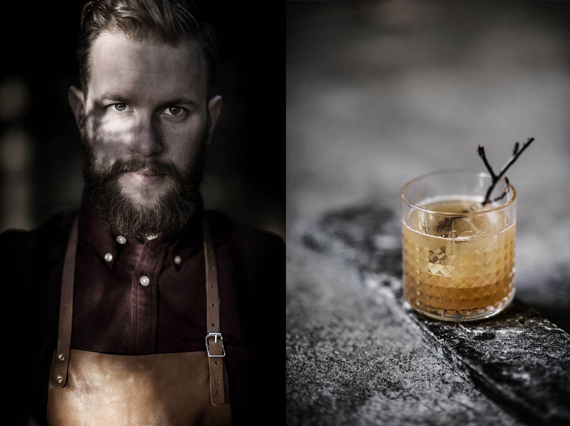 Porträtt Emil Åreng, bartender Foto: Sandra Lee Pettersson